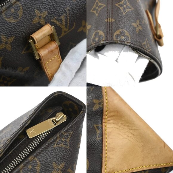 LOUIS VUITTON Cabas Piano Shoulder Bag Monogram Leather Brown M51148 77FB881 - Picture 9 of 16